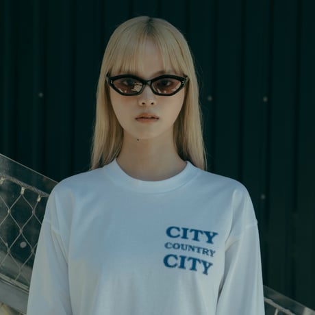 COTTON L/S T-SHIRT_CITY COUNTRY CITY_BLACK