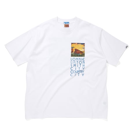 CITY COUNTRY CITY x LONNIE LISTON SMITH_COTTON T-SHIRT_EXPANSIONS_WHITE