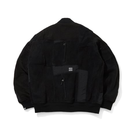CITY COUNTRY CITY x OLDPARK＿FLEECE MA-1_BLACK#3