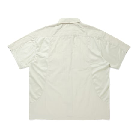 TASLAN NYLON  S/S SHIRTS_IVORY