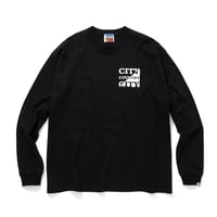 COTTON L/S T-SHIRT_CITY COUNTRY CITY_BLACK