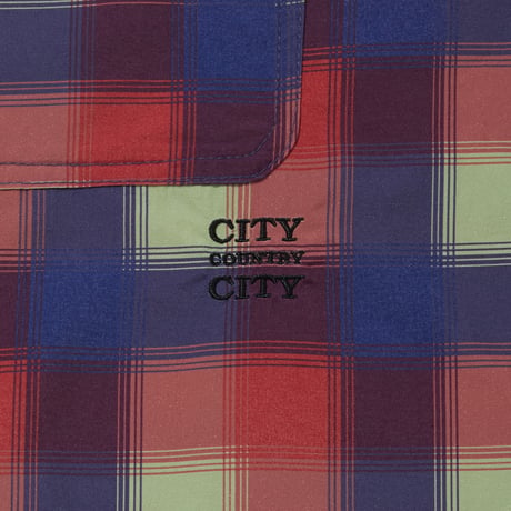 TASLAN NYLON CHECK SHIRT