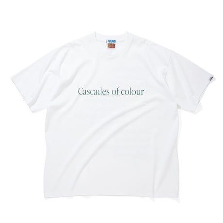 COTTON POCKET T-SHIRTS_Cascades of colour_WHITE