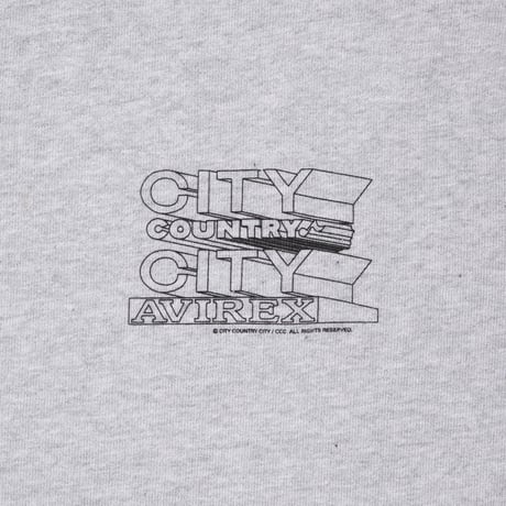 CITY COUNTRY CITY x AVIREX_SWEATSHIRT_GRAY