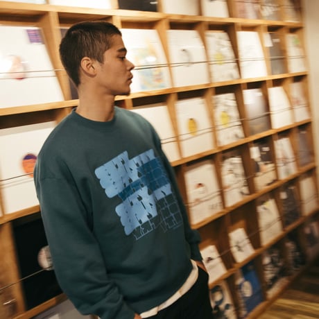 ARCHIVE SALE_COTTON SWEATSHIRT_CITY COUNTRY CITY_GREEN