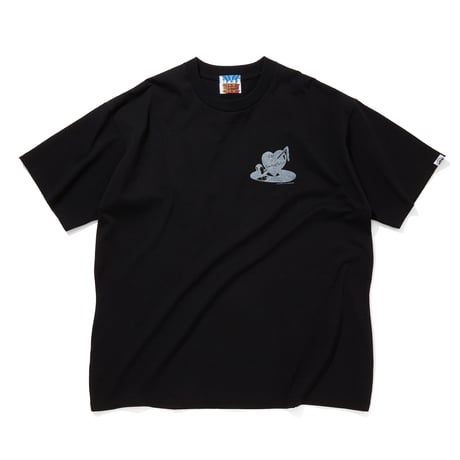 COTTON S/S T-SHIRT_Life is Something Special _BLACK