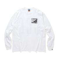 COTTON L/S T-SHIRT_CITY COUNTRY CITY_WHITE