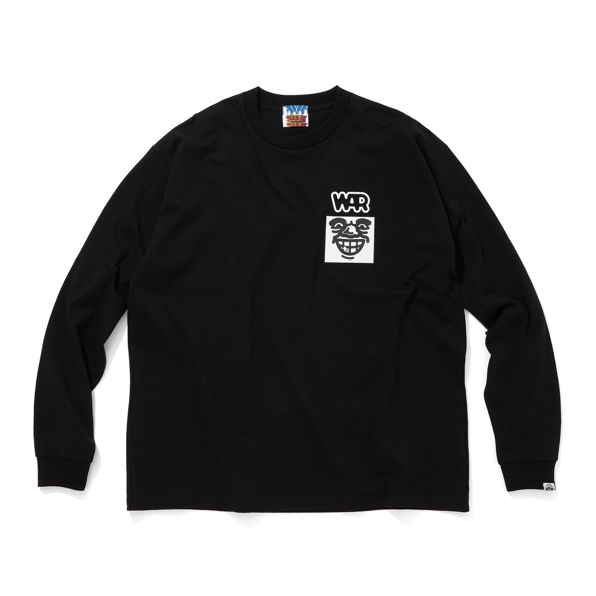 【WHT/BLK】CITY COUNTRY CITY CCC×WAR_COTTON L/S T CITY COUNTRY CITY x WAR_COTTON L/S T-SHIRTS_ART