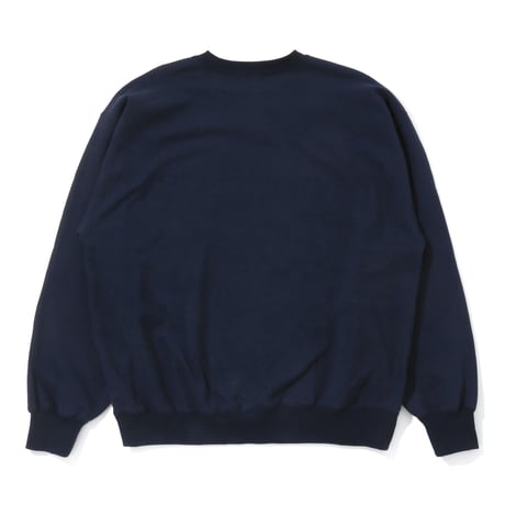 ARCHIVE SALE_Cotton Sweat Shirt_College Logo_Navy