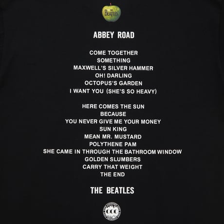 CITY COUNTRY CITY x THE BEATLES_COTTON T-SHIRT_002_BLACK