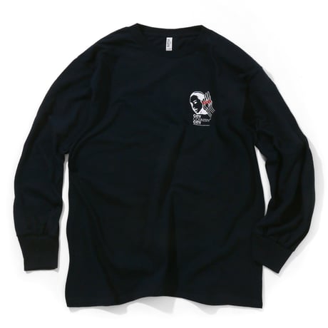 COTTON L/S T-SHIRT_CCC   _NAVY