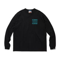 【BLK/WHT】CITY COUNTRY CITY CCC×WAR_COTTON L/S T CITY COUNTRY CITY x WAR_COTTON L/S T-SHIRTS_ART