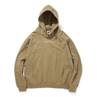 ARCHIVE SALE_SWITCHING COTTON HOODIE_COFFEE