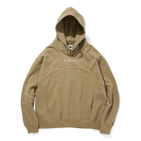 ARCHIVE SALE_SWITCHING COTTON HOODIE_COFFEE