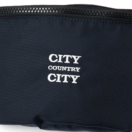 EVERYDAY WAIST POUCH  NYLON OXFORD for CITY COUNTRY CITY_NAVY