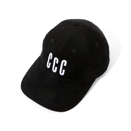 EMBROIDERED LOGO CORDURY CAP_BLACK