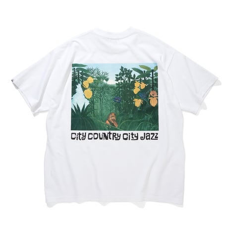 COTTON T-SHIRT_CITY COUNTRY CITY JAZZ_WHITE