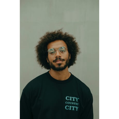 COTTON L/S T-SHIRT_CITY COUNTRY CITY_WHITE