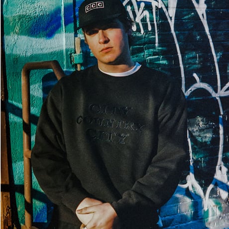 APPLIQUE LOGO COTTON SWEAT SHIRT