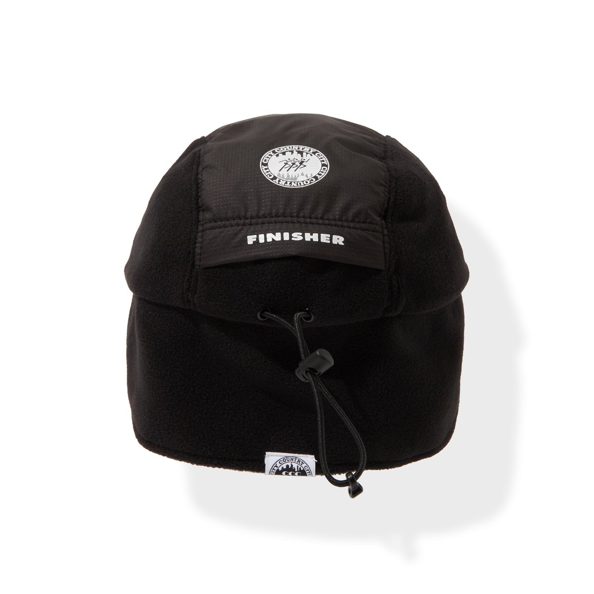 City Country City ロゴ エンブロイダリー フリース CITY COUNTRY CITY x HOUYHNHNM_ FLEECE CAP_BLACK