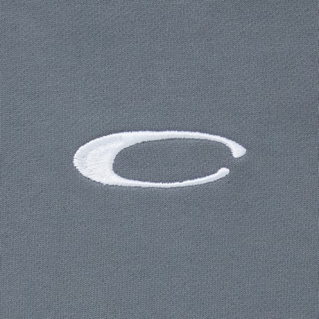 ARCHIVE SALE_EMBROIDERED LOGO SWITCHING COTTON SWEATSHIRT_DEEP BLUE