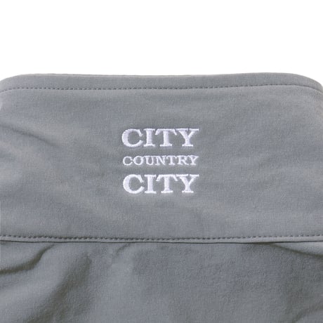 ARCHIVE SALE_Embroiderd Logo  Storech Nylon Jacket_Gray