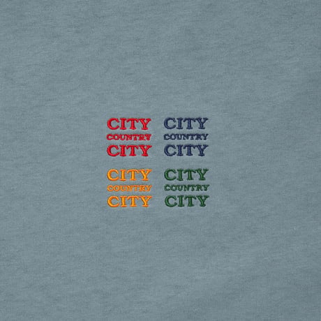 Embroidered Logo Cotton T-shirt_CCCC_DEEP BLUE