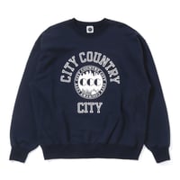 ARCHIVE SALE_Cotton Sweat Shirt_College Logo_Navy
