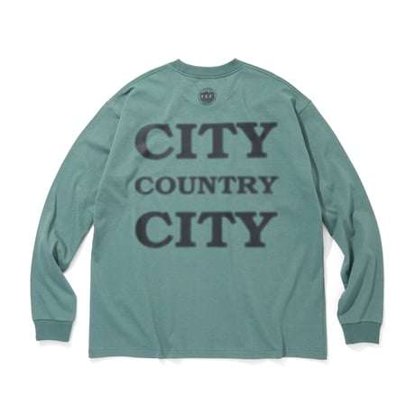 COTTON L/S T-SHIRT_CITY COUNTRY CITY_GREEN