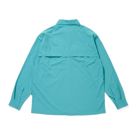 TASLAN NYLON  L/S SHIRTS_BLUE