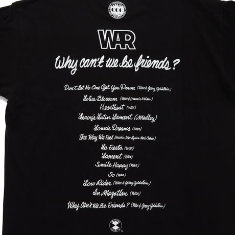 CITY COUNTRY CITYx WAR_COTTON POCKET T-SHIRTS_WHY CAN'T WE BE FRIENDS? 002_BLACK