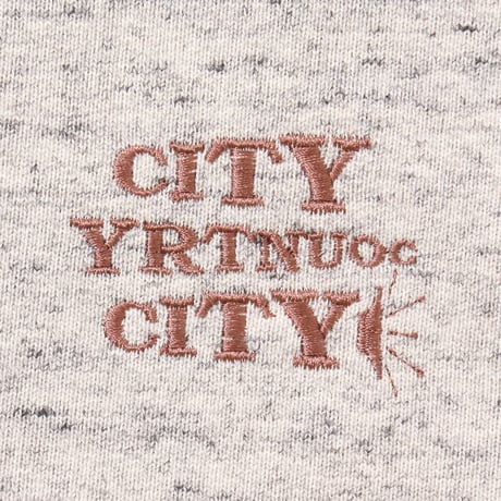 ARCHIVE SALE_Embroiderd Logo Cotton Zip Up Hoodie_ Sound City Country City_Ah Gray