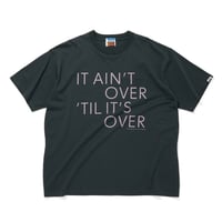 COTTON POCKET T-SHIRT_IT AINT OVER TIL IT'S OVER_C GRAY