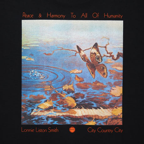 CITY COUNTRY CITY x LONNIE LISTON SMITH_COTTON T-SHIRT_Reflections Of A Golden Dream_BLACK