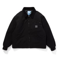 ARCHIVE SALE_CANVAS ZIP UP JACKET_BLACK