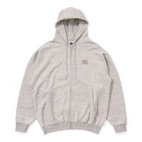 ARCHIVE SALE_Embroiderd Logo Cotton Zip Up Hoodie_ Sound City Country City_Ah Gray