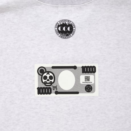 SWEATSHIRT_マン券_AH GRAY