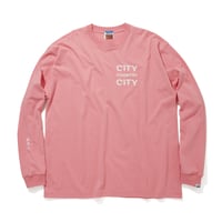Cotton L/s T-shirt_City Country City_Deep Pink