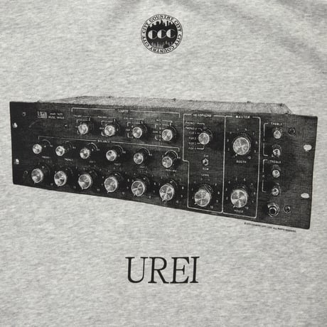 EMBROIDERED LOGO  HALF ZIP SWEATSHIRT_UREI_GRAY