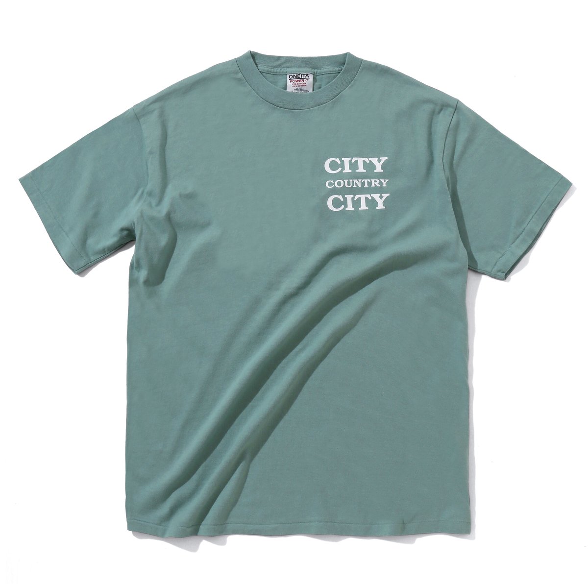 CITY COUNTRY CITY T-SHIRT_LIGHT GREEN | CITY CO