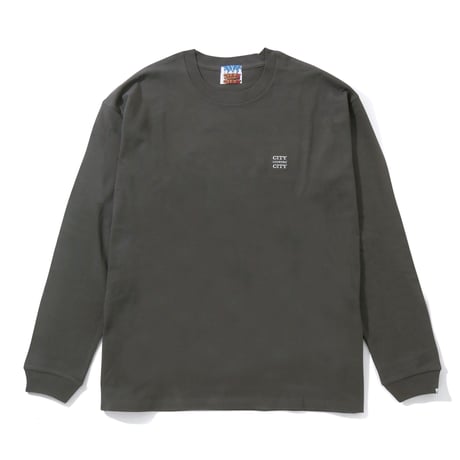 Embroiderd Logo Cotton L/s T-shirt_C GRAY
