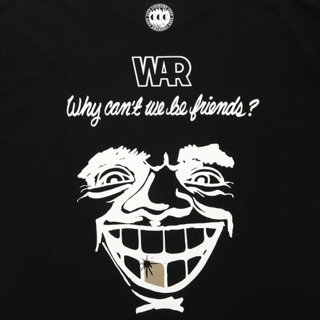 CITY COUNTRY CITYx WAR_COTTON POCKET T-SHIRTS_WHY CAN'T WE BE FRIENDS? 001_BLACK