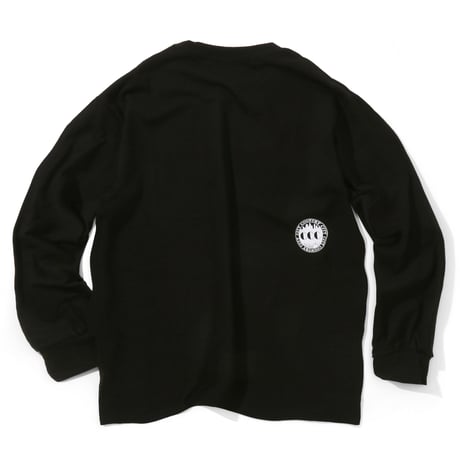 COTTON L/S T-SHIRT_City Country City_BLACK