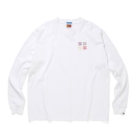 EMBROIDERED LOGO COTTON L/S T-SHIRT_CCCC_WHITE