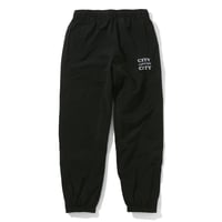 EMBROIDERED LOGO NYLON PANTS