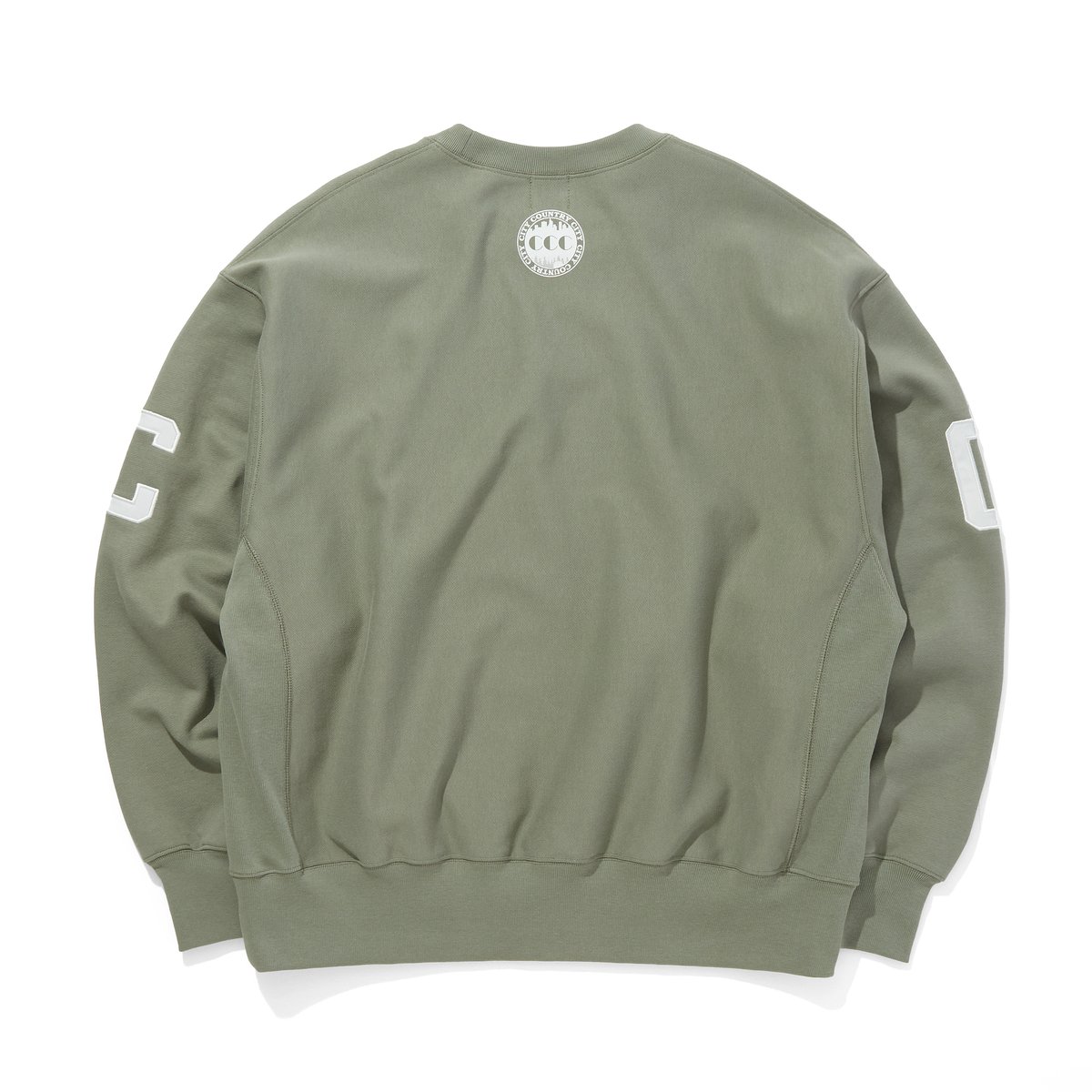 APPLIQUE LOGO COTTON SWEATSHIRT_CCC_OD | CITY C