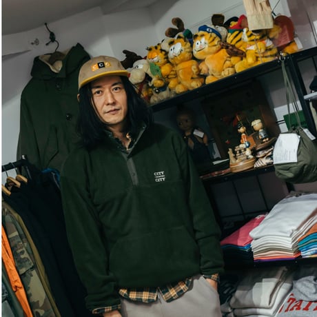 LOGO EMBROIDERY FLEECE PULLOVER
