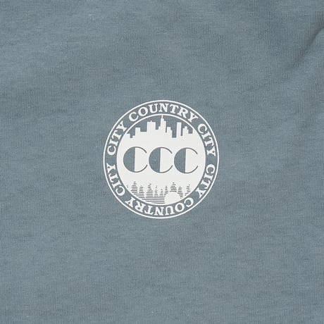 Embroidered Logo Cotton T-shirt_CCCC_DEEP BLUE