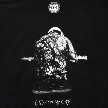 CITY COUNTRY CITY x LONNIE LISTON SMITH_COTTON HOODIE_BLACK