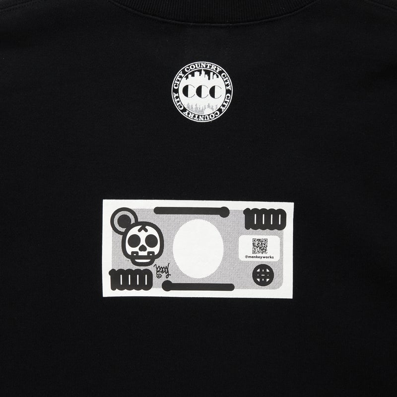 SWEATSHIRT_マン券_BLACK | CITY COUNTRY CITY